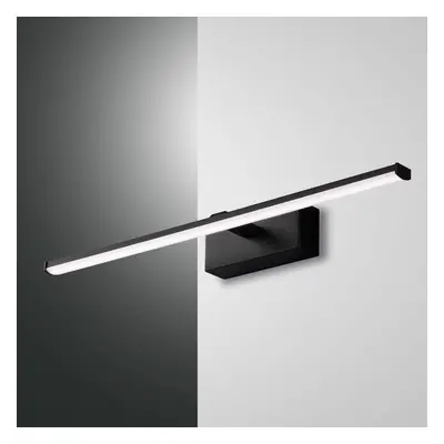 Fabas Luce LED nástěnné světlo Nala, černé, šířka 50 cm