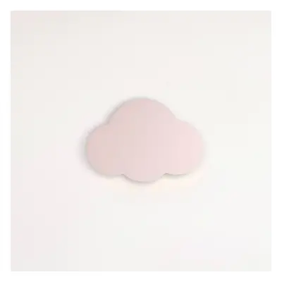 TK Lighting Nástěnné svítidlo Cloud, růžové, šířka 38 cm, kov, cloud, G9