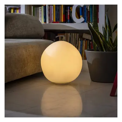 Foscarini Stolní lampa Foscarini Hoba Grande, Ø 36 cm, stmívatelná, sklo