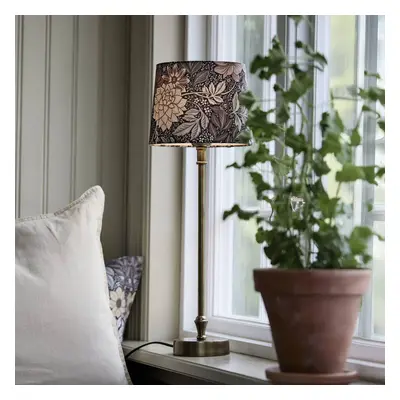 PR Home PR Home stolní lampa Liam Sofia Dahlia hnědá barva/mosaz 55cm