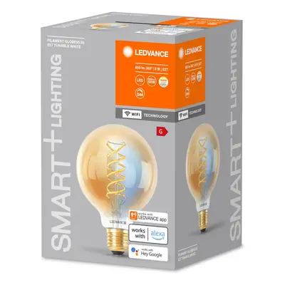 LEDVANCE SMART+ LEDVANCE SMART+ WiFi E27 8W LED G95 zlatá 822-850