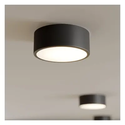 TEMAR LIGHTING Stropní svítidlo Cleo, Ø 20 cm, IP20, černá, kov, E27