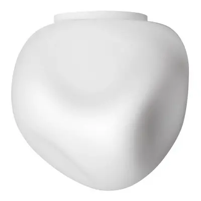 Foscarini Foscarini Hoba Midi stropní svítidlo, Ø 19 cm, bílé, sklo