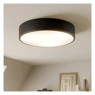 TEMAR LIGHTING Stropní svítidlo Cleo, Ø 40 cm, IP20, černá, kov, E27