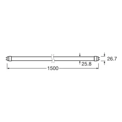 OSRAM OSRAM LED lampa na rostliny T8 18,3W trubice Fluora 2 500K 150cm