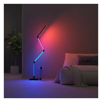 Calex Chytrá stojací lampa Calex LED, skládací WLAN CCT RGB