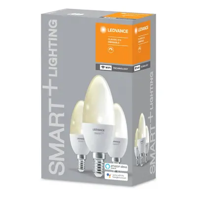 LEDVANCE SMART+ LEDVANCE SMART+ WiFi E14 5W svíčka 2 700K 3ks