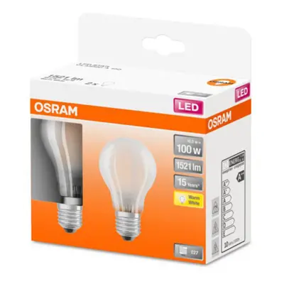 OSRAM OSRAM Classic A LED žárovka E27 11W 2700K mat 2ks