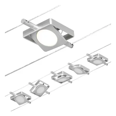 Paulmann Paulmann Wire MacLED lankový systém 5 zdrojů chrom