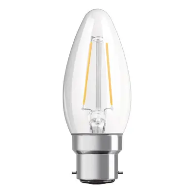 OSRAM OSRAM LED svíčka B22d Classic 827 4,8W čirá