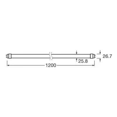 OSRAM OSRAM LED lampa na rostliny T8 15W trubice Fluora 2 500K 120cm