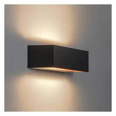 BEGA Nástěnné LED svítidlo BEGA Studio Line, černá barva, kov, 30 cm