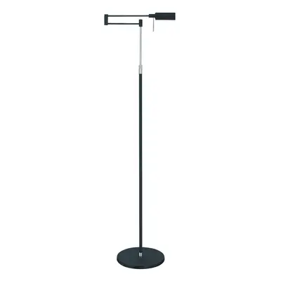 HighLight LED stojací lampa New Bari, černá, výška 139 cm, kov, stmívač