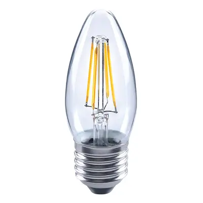 Sylvania LED svíčka žárovka E27 4,5W 827 filament čirá