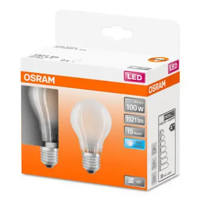 OSRAM OSRAM Classic A LED žárovka E27 11W 4000K mat 2ks