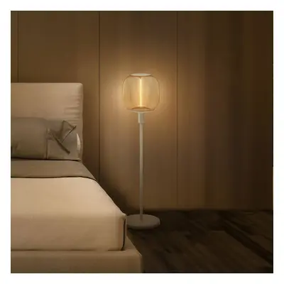 LEDVANCE Stojací lampa LEDVANCE Decor Stick E27, výška 78 cm, béžová barva