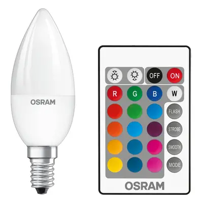 OSRAM OSRAM LED žárovka E14 4,2W Star+svíčka mat remote