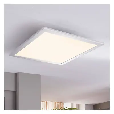 Lindby Lindby LED panel Livel, sada 2 kusů, 4 000 K, 40 x 40 cm, stříbrný