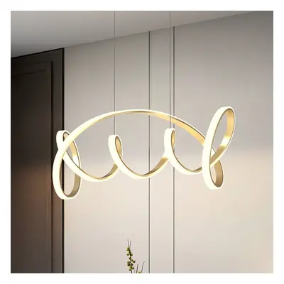 ONLI Závěsné svítidlo Kira LED, zlatá barva, délka 102 cm, 4000 K