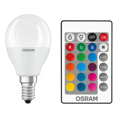 OSRAM OSRAM LED žárovka E14 4,9W Star+ kapka matná Dálkové ovládání