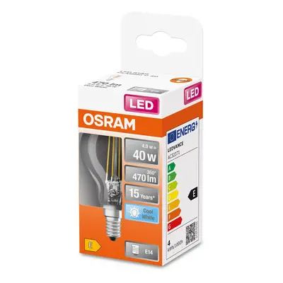 OSRAM Kapky OSRAM LED E14 4W Classic P 4 000K čiré