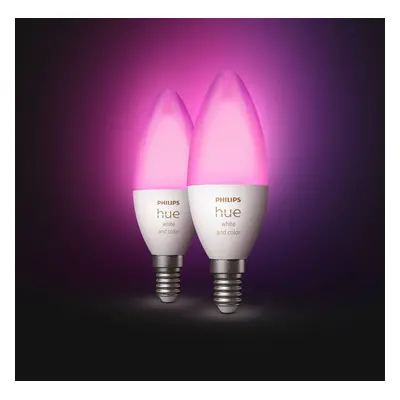 Philips Hue Philips Hue svíčka White&Color Amb. E14 5,3W 2ks