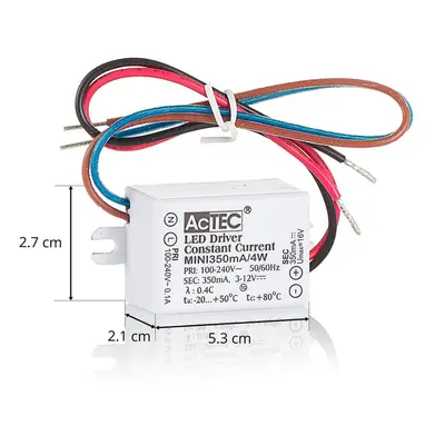 AcTEC AcTEC Mini LED ovladač CC 700mA, 4W, IP65