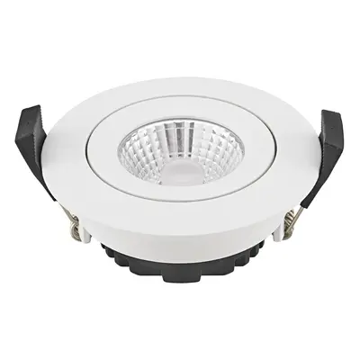 Sigor LED bodový podhled Diled, Ø 8,5 cm, 6 W, 3 000 K, bílý