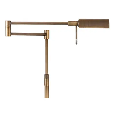 HighLight LED stojací lampa New Bari, bronz, výška 180 cm, kov, stmívač