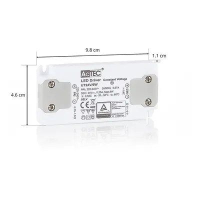 AcTEC AcTEC Slim LED ovladač CV 24V, 6W