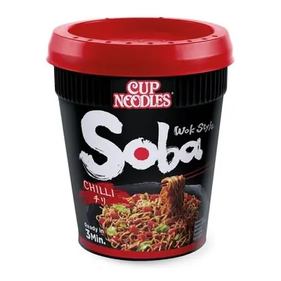 Nissin Instantní nudle Soba chilli v kelímku 92 g