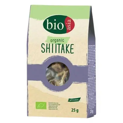 BIOASIA BIO houby Shiitake celé sušené 25 g