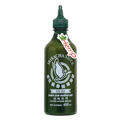 FLYING GOOSE Sriracha chilli omáčka konopná 455 ml