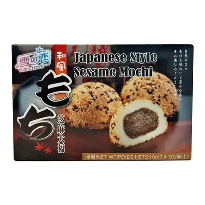 Yuki&Love Japonské Mochi sezamové 210 g