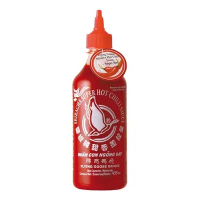 FLYING GOOSE Sriracha chilli omáčka extra pálivá 455 ml