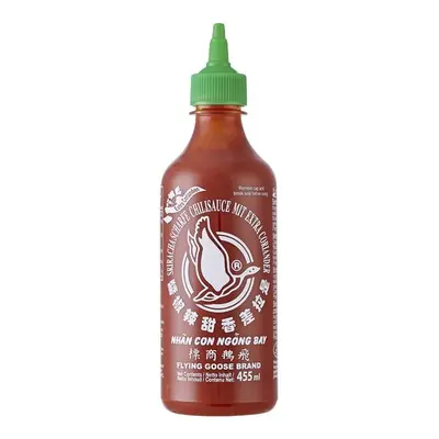 FLYING GOOSE Sriracha chilli omáčka s koriandrem 455 ml