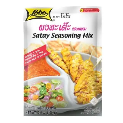 Satay mix - marináda a omáčka 100 g Lobo