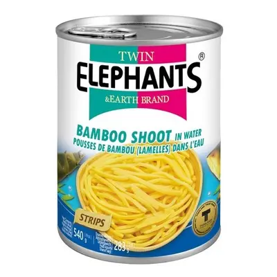 TWIN ELEPHANT EARTH Bambusové výhonky proužky 540 g