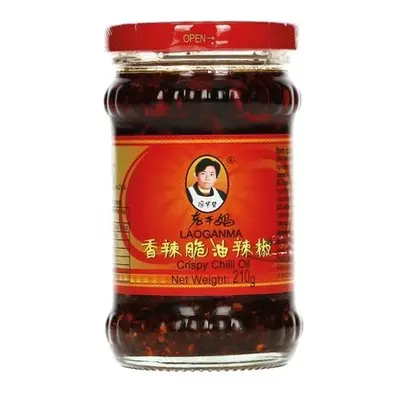 Lao Gan Ma chilli olej s křupavou cibulkou 210 g