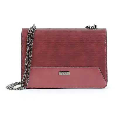 Dámská crossbody kabelka Doca 15474 - vínová