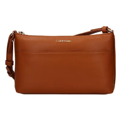 Dámská crossbody kabelka Calvin Klein Monts - koňak