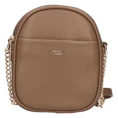 Dámská crossbody kabelka David Jones Cezza - hnědá