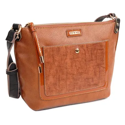 Dámská crossbody kabelka Doca 13947 - camel