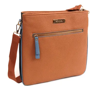 Dámská crossbody kabelka Doca 14107 - camel