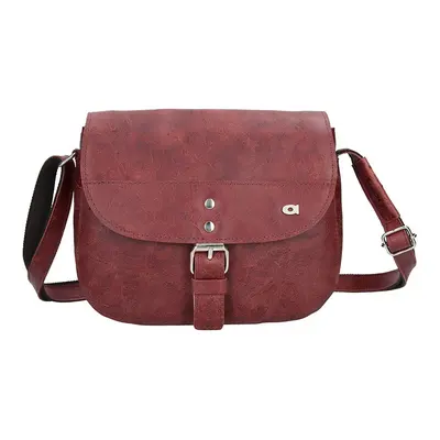 Luxusní dámské kožené crossbody Daag Funky GO! 23 - červená