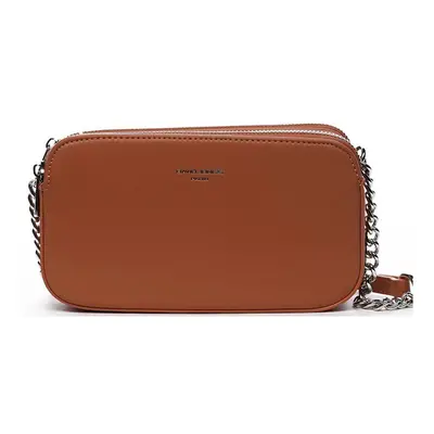 Dámská crossbody kabelka David Jones Viela - oranžovo-hnědá