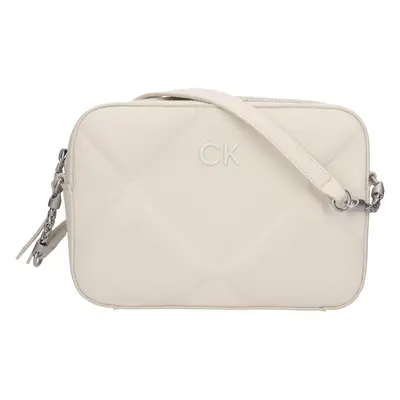 Dámská crossbody kabelka Calvin Klein Quina - krémová