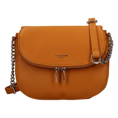 Dámská crossbody kabelka David Jones Daelas - žluto-oranžová