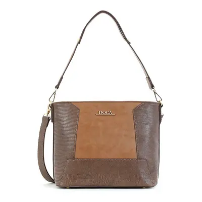 Dámská crossbody kabelka Doca 15662 - hnědá