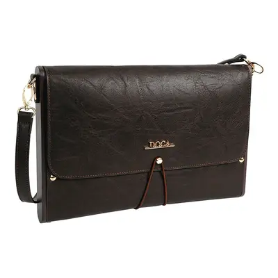 Dámské crossbody Doca 12072 - tmavě hnědá